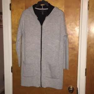 Long grey Forever 21 sweater